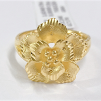 Nhẫn hoa 24K