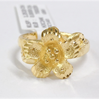 Nhẫn hoa 24K