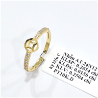 Nhẫn đá kiểu AT 10KPT