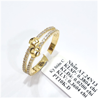 Nhẫn đá kiểu AT 10KPT
